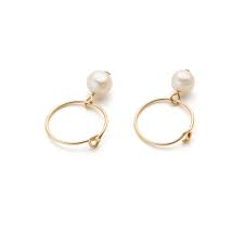Pearl Whisper Hoops