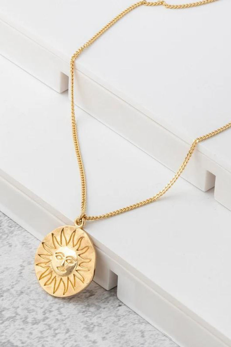 Solar Disc Necklace