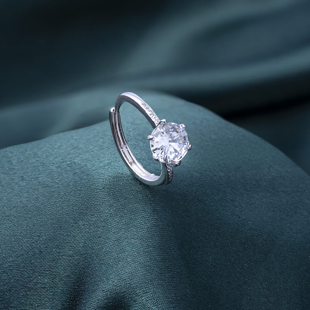 Solitaire Spark Ring