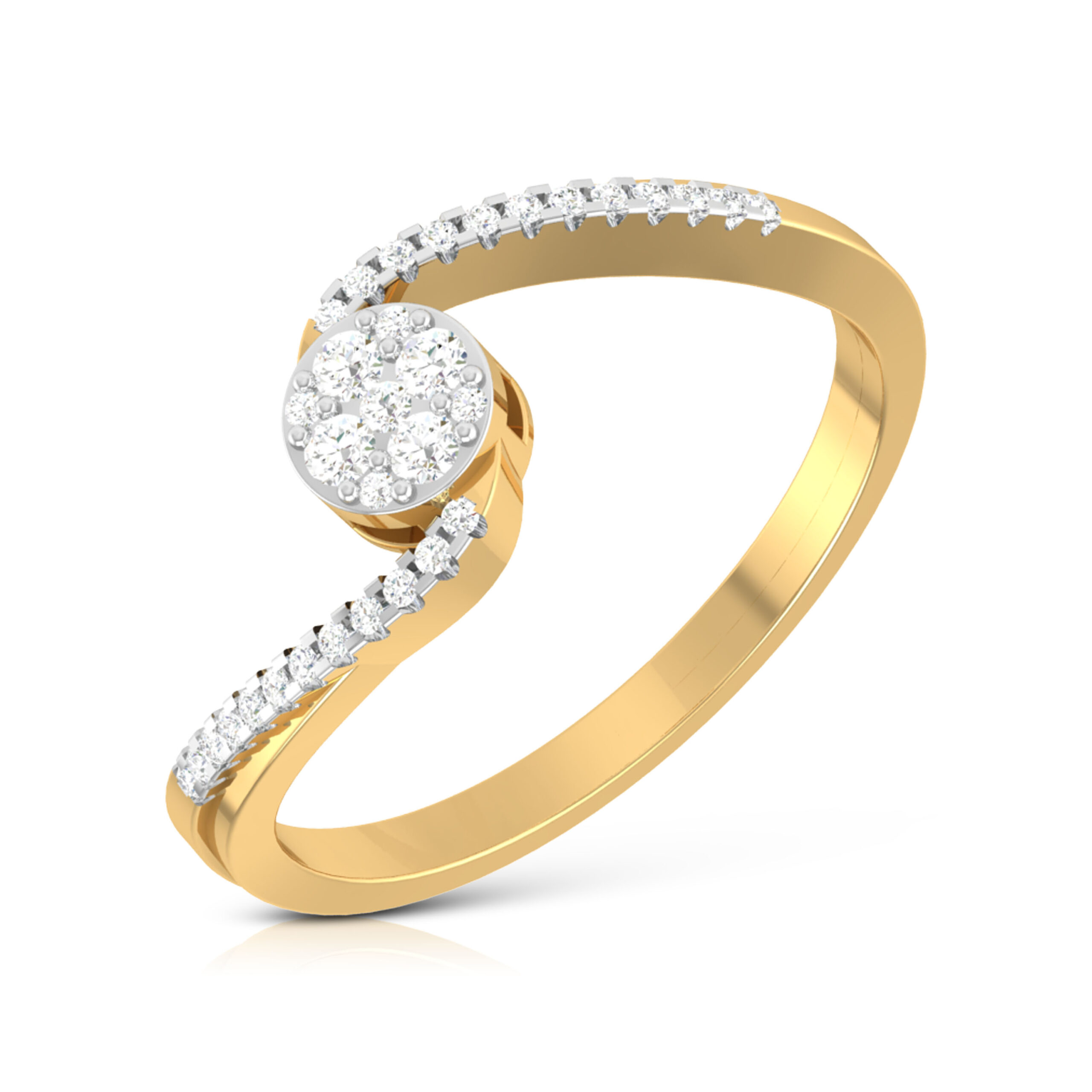 Floral Cluster Ring
