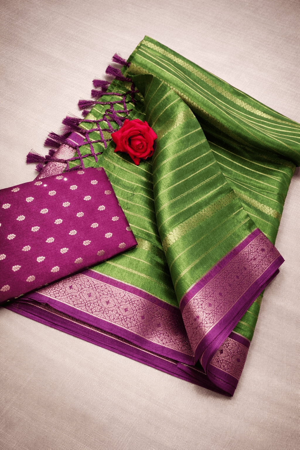 Vara maha Lakshmi saree 💚
